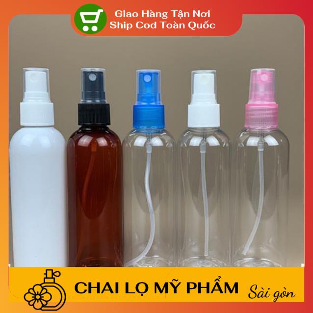 Chai Xịt Phun Sương ❤ SIÊU RẺ ❤ Chai nhựa pet xịt phun sương nâu 50ml,100ml chiết mỹ phẩm , phụ kiện du lịch