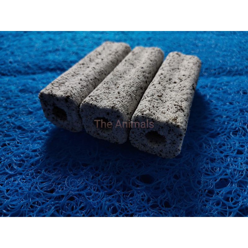Thanh sứ mè nhỏ lọc nước cho hồ cá, bể cá - Lọc tràn - Vật liệu lọc (9x3cm)