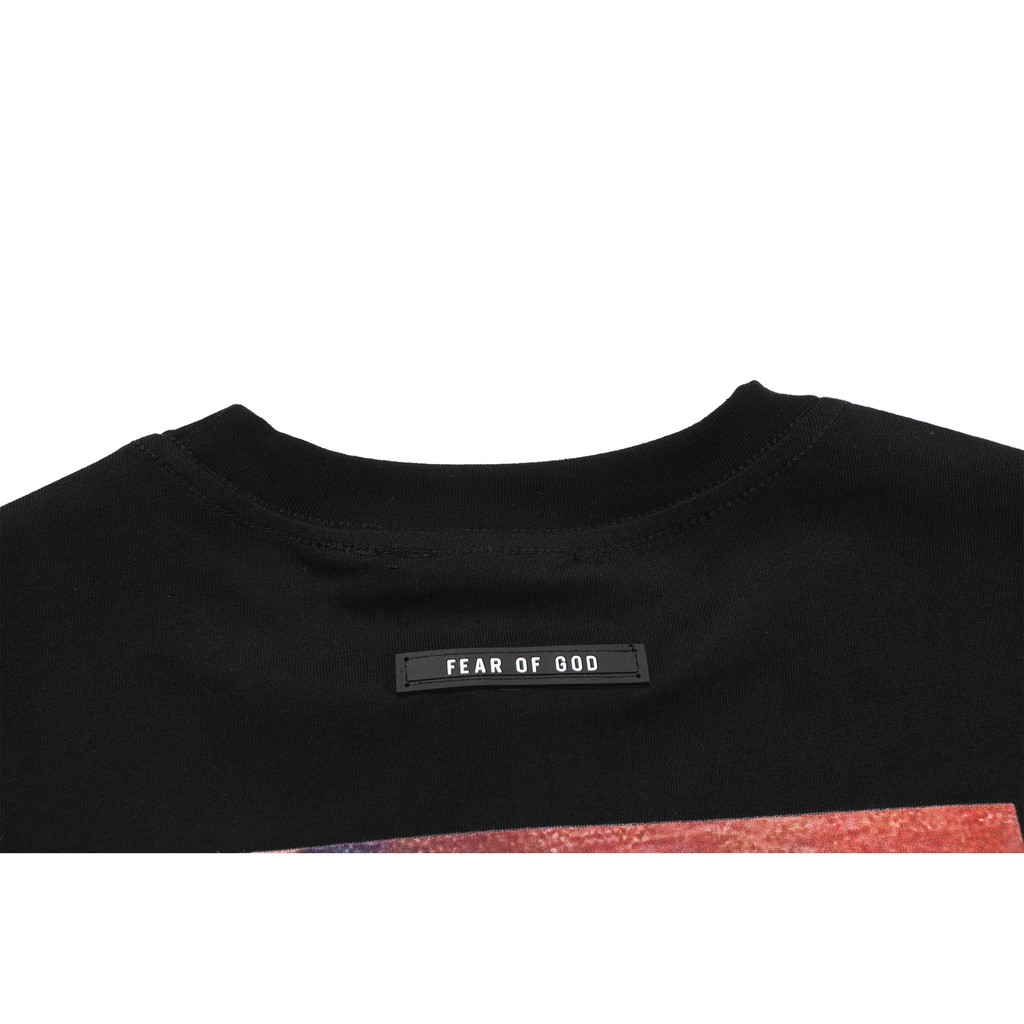 FEAR OF GOD FOG ESSENTIALS Tide brand character photo couple loose short-sleeved T-shirt