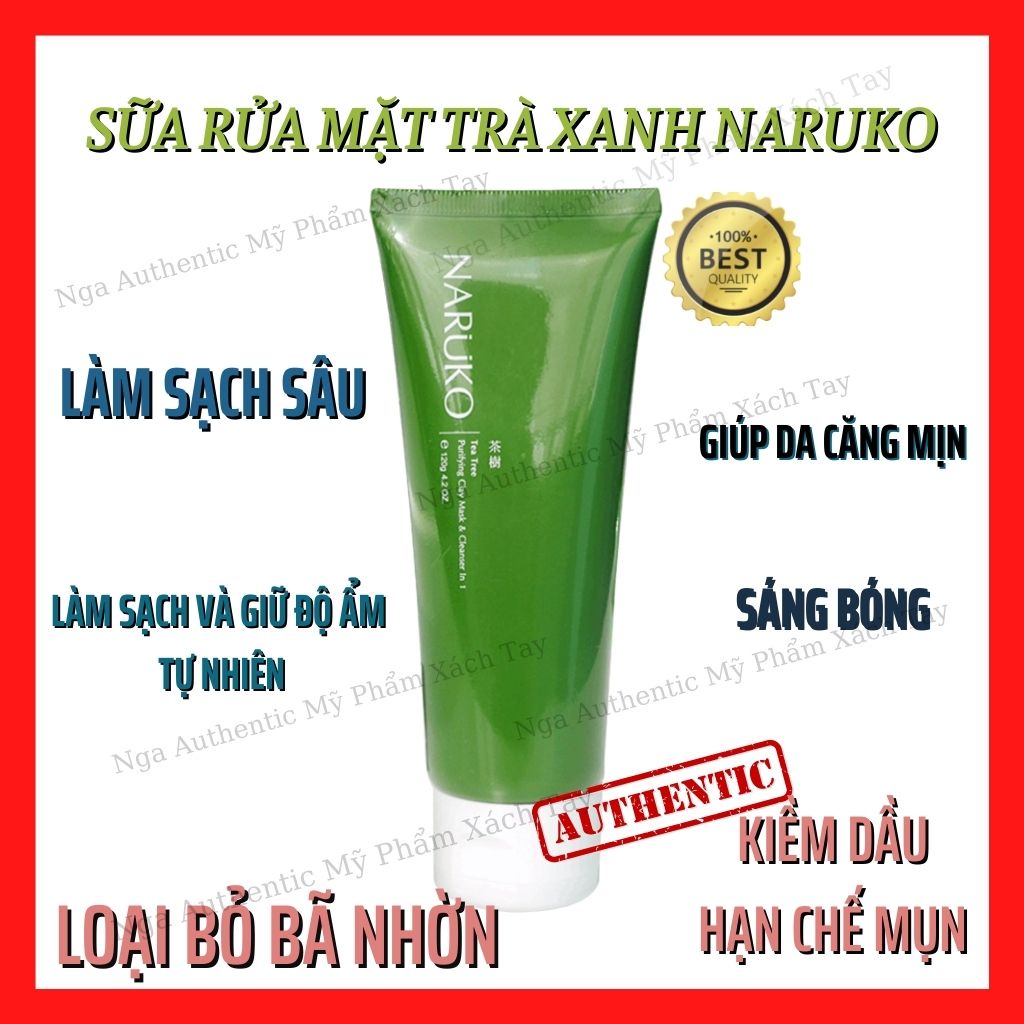 Sữa rửa mặt tram trà naruko chính hãng