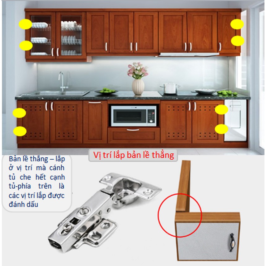 Bản lề giảm chấn Inox 304, lõi đồng,tháo lắp nhanh BOSS .Chính hãng.