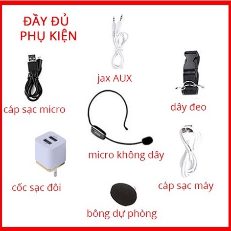 Máy trợ giảng Aporo T9 UHF mic không dây có BLUETOOTH