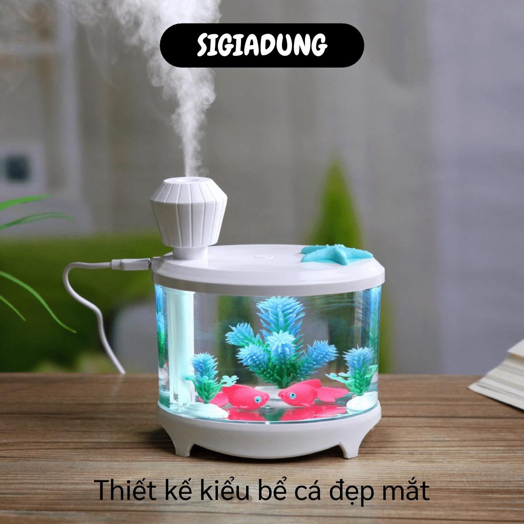 [SGD] Máy Khuếch Tán Tinh Dầu - Máy Phun Sương Tạo Độ Ẩm Không Khí Hình Bể Cá Mini 7914