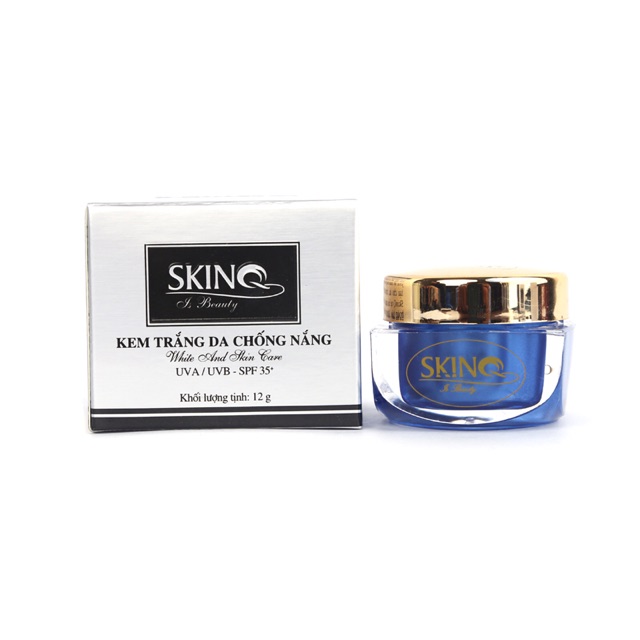 KEM TRẮNG DA CHỐNG NẮNG SKINQ (12G)