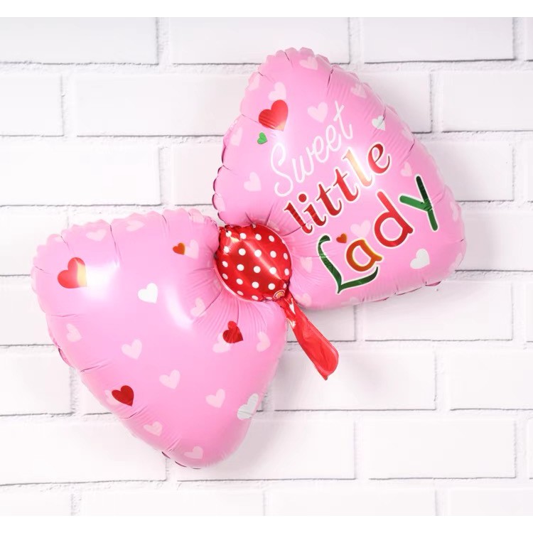Bóng Sinh Nhật Hình Nơ Xinh Xắn Trang Trí Sinh Nhật, Thôi Nôi Cho Bé Size Lớn