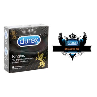 Hộp bao cao su Durex Kingtex ÔM SÁT CẬU NHỎ 3BCS