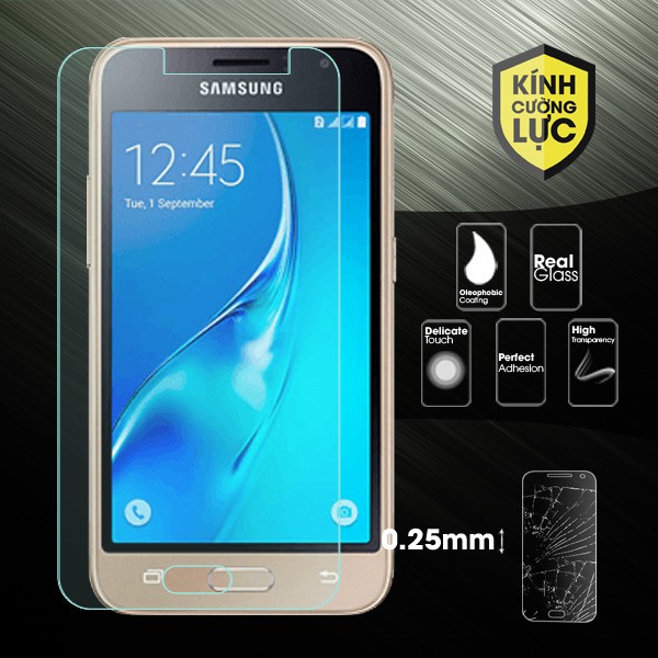 Cường Lực Samsung J3 / J3 2016 Phụ Kiện Đầy Đủ