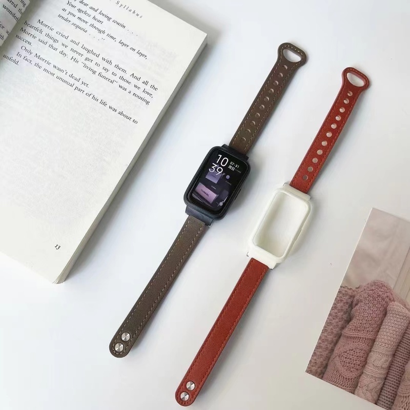 Dây Đeo Thay Thế Chất Liệu Da Cho Xiaomi Mi Band 7 Pro 7pro Mi Band 7 Pro
