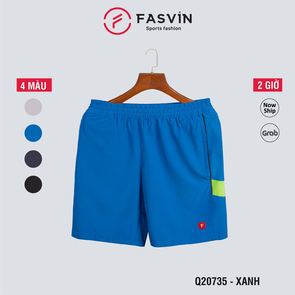 Quần đùi thể thao nam Fasvin Q20735.HN vải gió chun mềm mại co giãn thoải mái | BigBuy360 - bigbuy360.vn