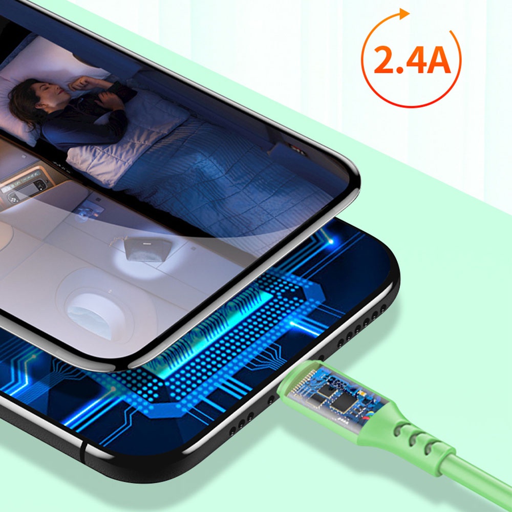 Cáp sạc type C, dây sạc micro samsung sạc nhanh 2.4A giá rẻ