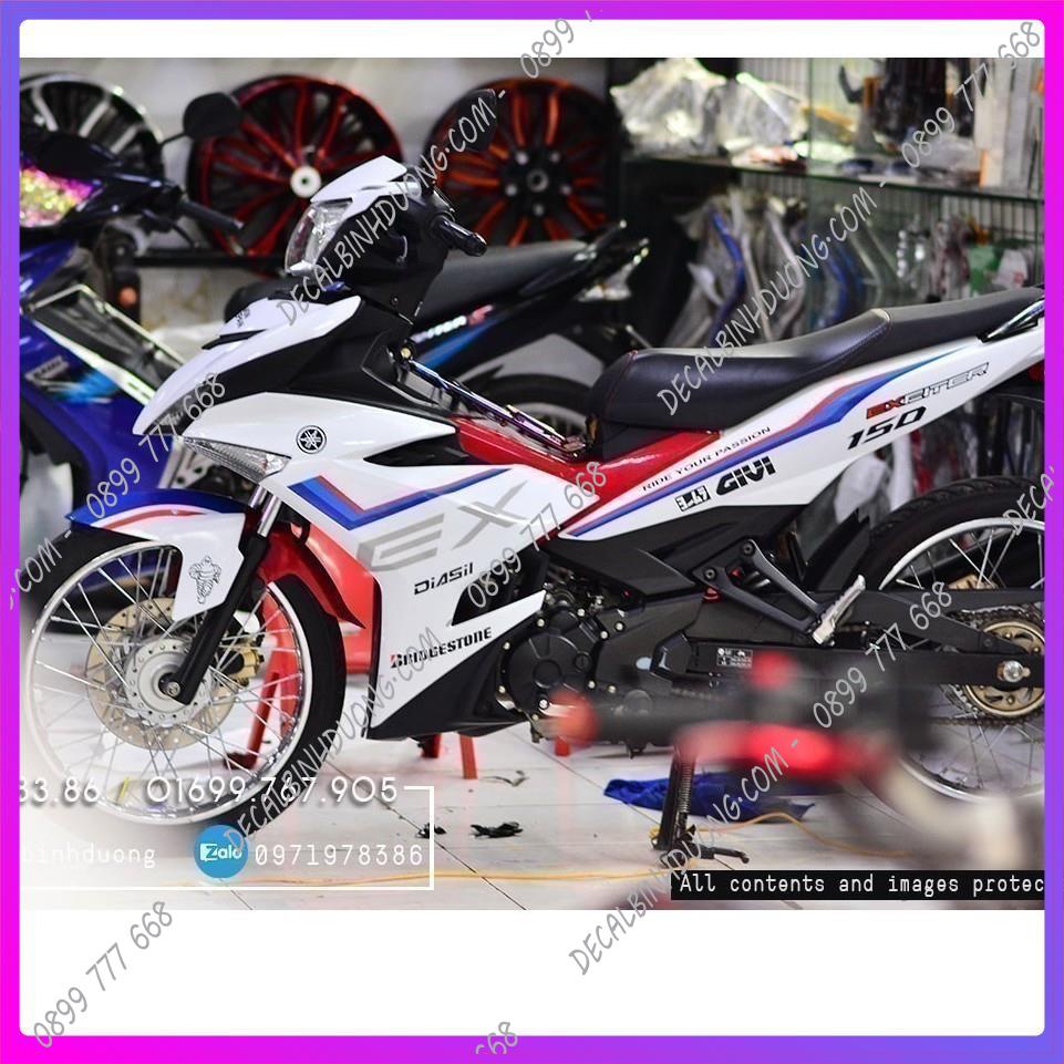 Decal Xe Máy- Tem Trùm Exciter 150 Phiên Bản BMW Bán Chạy Nhất