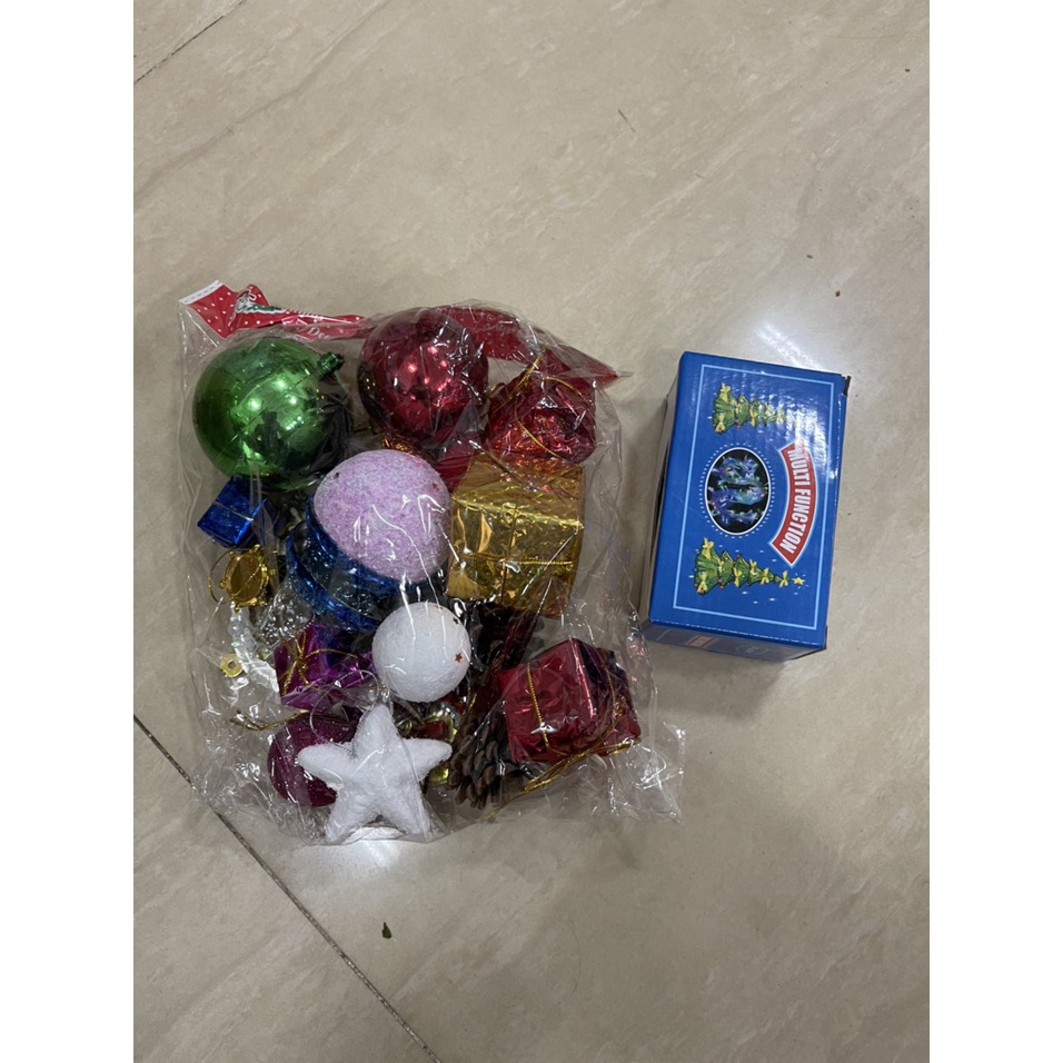 Cây thông noel 1m5 trang trí cây thông giáng sinh đẹp trưng bày ngoài trời phòng khách văn phòng shop quần áo quán cafe