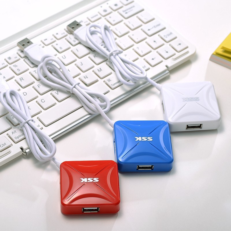 Hub chia 4 cổng USB 2.0 SSK 1 USB to 4 USB