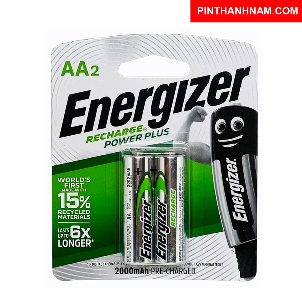 [Mã LIFEXANH03 giảm 10% đơn 500K] Pin Sạc AA / AAA Energizer - Hàng Chính Hãng