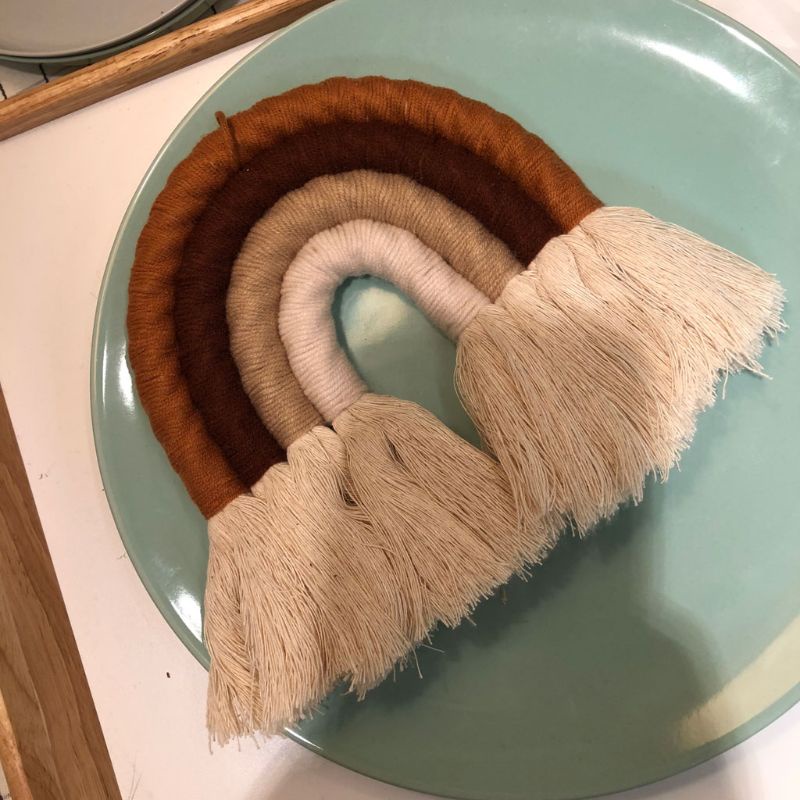Phụ Kiện Cầu Vồng Treo Trang Trí Tường Phong Cách Boho