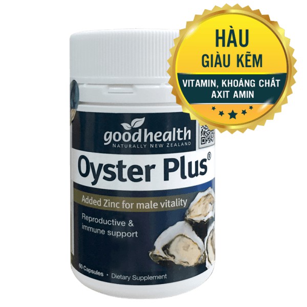 Tinh chất hàu New Zealand Good Health Oyster Plus tăng cường sinh lý nam giới