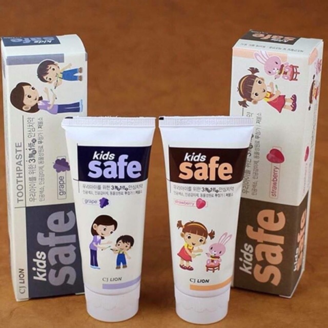 Kem đánh răng trẻ em Hàn Quốc Kid safe