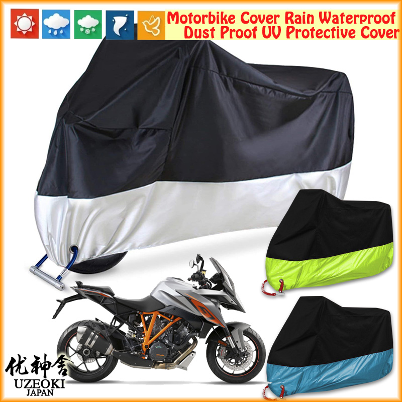 UZEOKI KTM 1290 Super Duke GT Motorcyle Cover Motorbike Cover Nắp đậy xe máy Nắp đậy xe máy Nắp che xe máy Xe máy chống thấm nước che mưa che moto Selimut Động cơ Mưa Chống thấm Bụi Bụi UV Vỏ bảo vệ động cơ Sarung Motor Sarung Motor