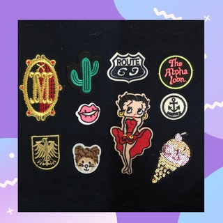 Huy hiệu ủi Sticker ủi Combo 12 cái 39k, bán lẻ 5k/cái