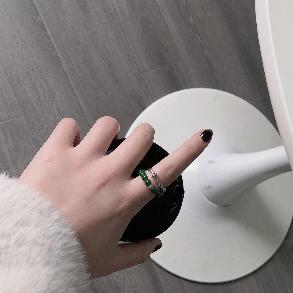 Nhẫn nhiều lớp đính ngọc trai sang trọng 19a1461