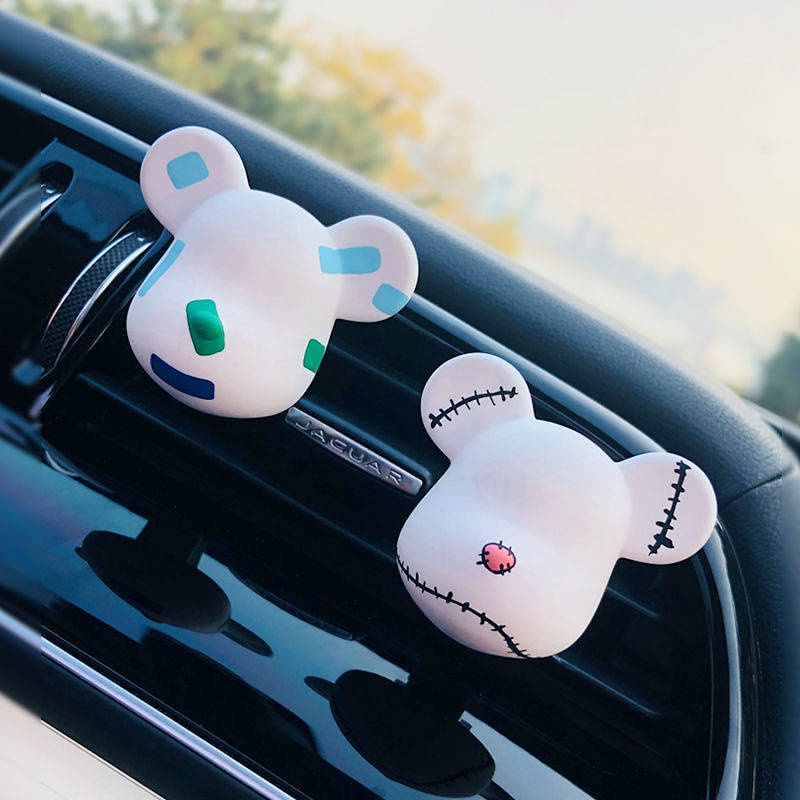Phụ kiện trang trí khuếch tán tinh dầu/ nước hoa hình gấu dễ thương cho xe hơi