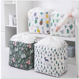 Túi vải đựng chăn màn quần áo gấp gọn 100l