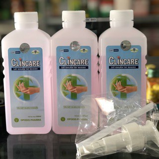 Dung dịch rửa tay sát khuẩn Clincare 500ml ( diệt 99% vi khuẩn )