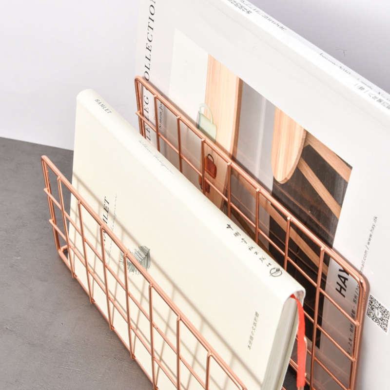 Giá Kim Loại Để Bàn Đựng Sách Đa Năng Tiện Dụng