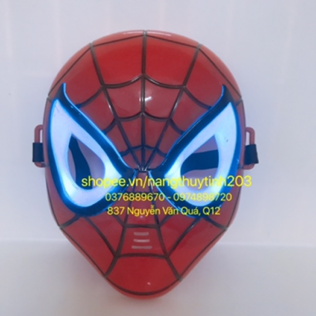 [Mã TOYDEC hoàn 20K xu đơn 50K] [Có đèn] Mặt nạ đồ chơi người nhện Spiderman cực hot dành cho bé