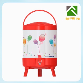 Bình đá giữ nhiệt nóng lạnh 36h matsu 7l, 9l duy tân có vòi, chân đế họa tiết dễ thương