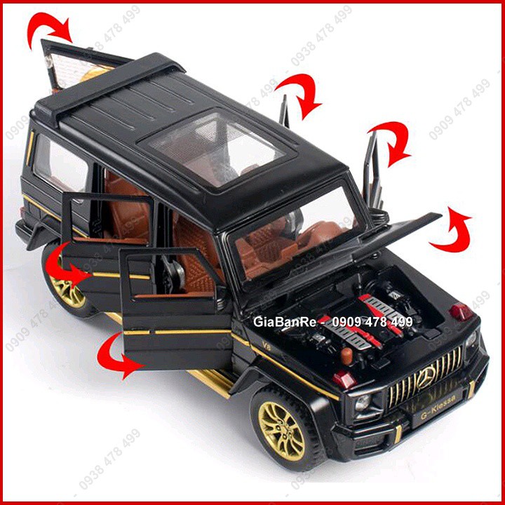 Xe Mô Hình Kim Loại Mercedes G63 Amg Tỉ Lệ 1:32 - Mở 4 Cửa - 9812