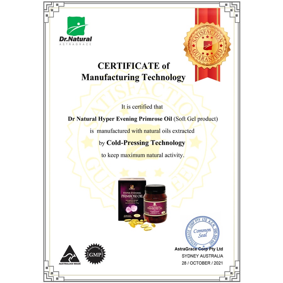Viên uống bổ sung nội tiết tố nữ nhập khẩu chính hãng Úc HYPER EVENING PRIMROSE OIL  bổ sung cân bằng nội tiết
