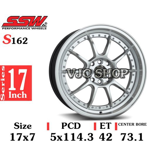 Mâm Xe 17 Inch 5 Lỗ Stamford Sport Wheels (SSW) Thái Lan - S162BMC