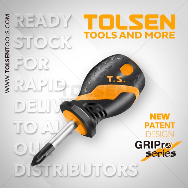Tô vít mini tolsen 20131/ 20132/ 21033/ 21034 screwdriver, stubby