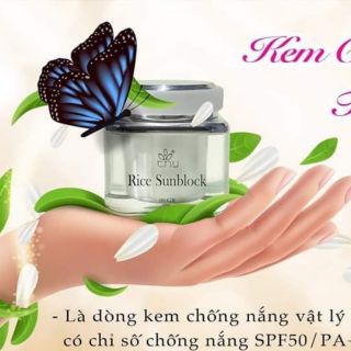 Kem chống nắng rice sunblock Anthy