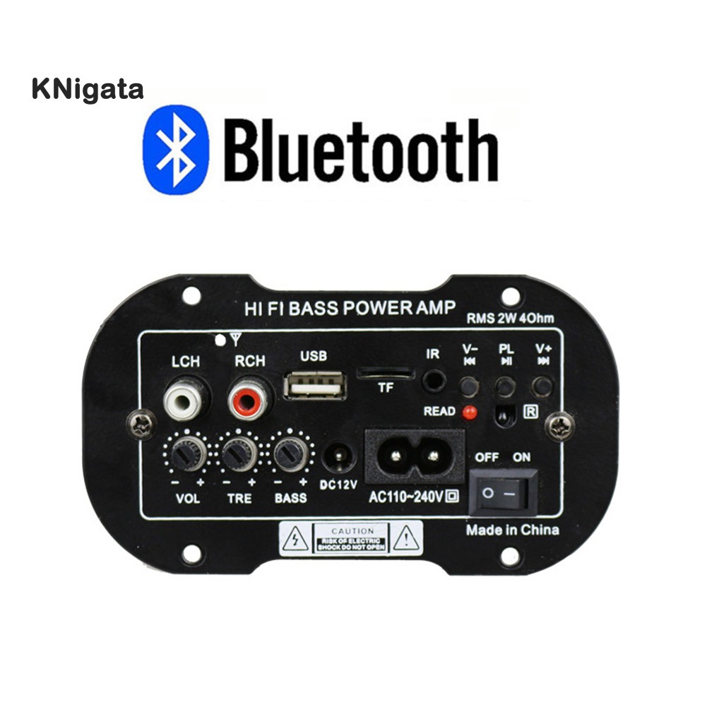 Bộ Khuếch Đại Âm Thanh Bluetooth 2.1 + Edr Mini Kích Thước 5 Inch Chuyên Dụng Cho Xe Hơi