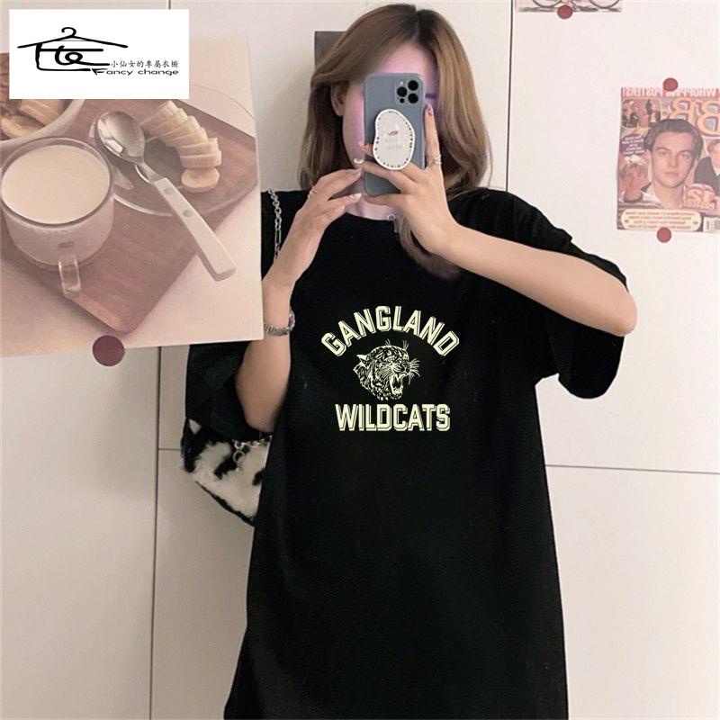 Áo Thun Cotton Tay Ngắn Màu Đen Trơn Phong Cách Hàn Quốc Cho Nữ