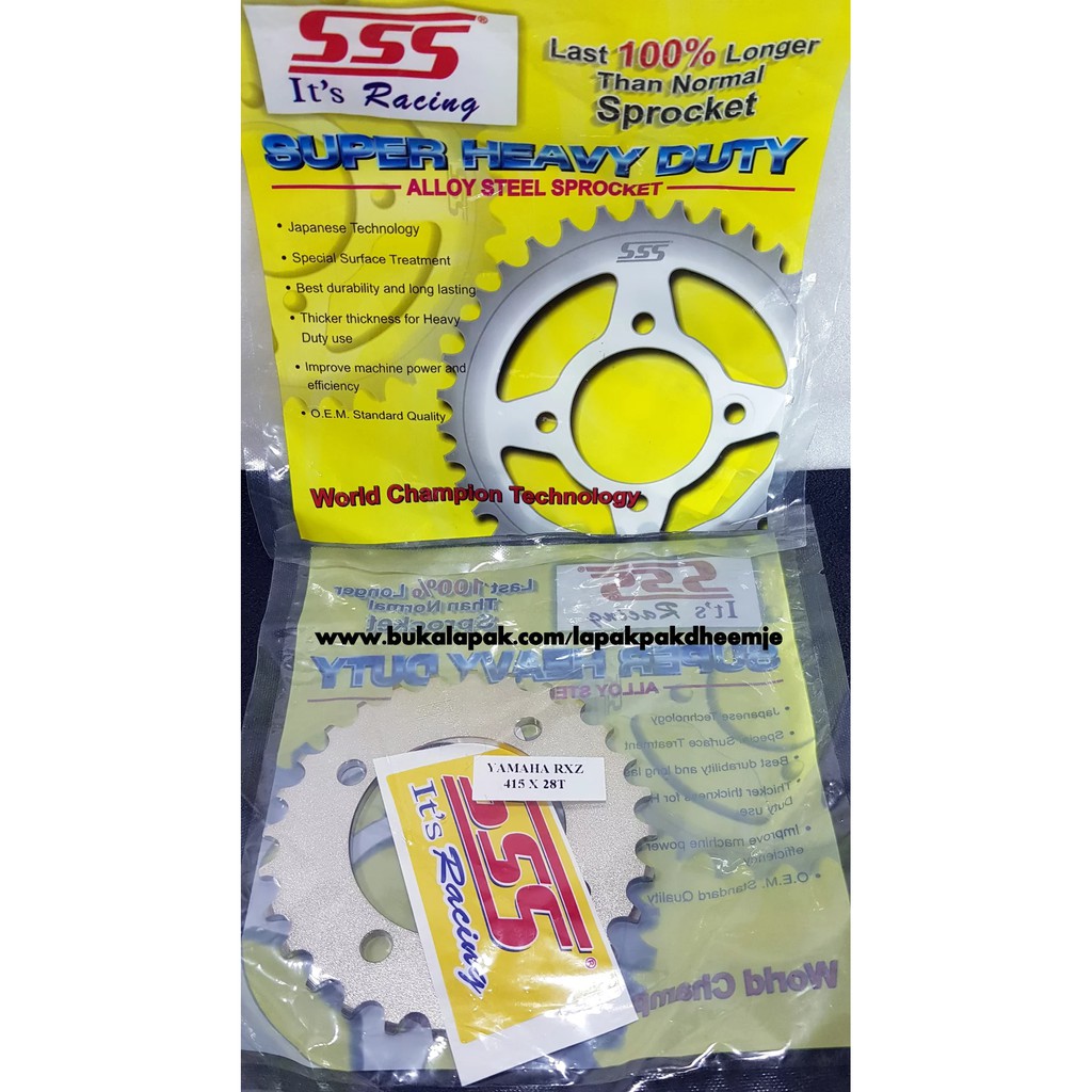 Trục Bánh Răng Sau SSS 415 28 SSS 415 28 JUPITER Z RXZ RX KING JUPITER MX NJMX Fizzr PAKDHE