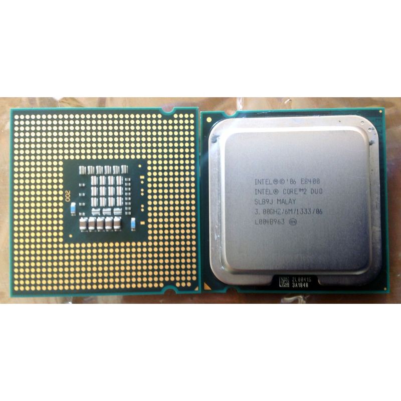 Chip CPU Intel core 2 duo E8400 6M 3.0GHz socket 775 chính hãng kho hàng sỉ Phú Thành