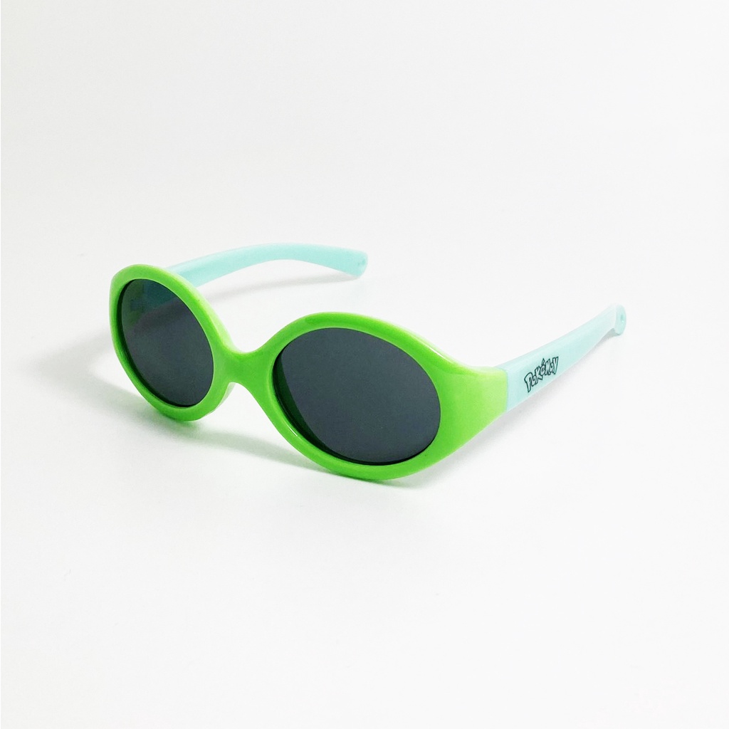 Kính mát trẻ em thời trang JJ5822DEN gọng nhựa, form ôm mặt, tròng đen chống tia UV cao cấp dành cho bé từ 1 đến 4 tuổi