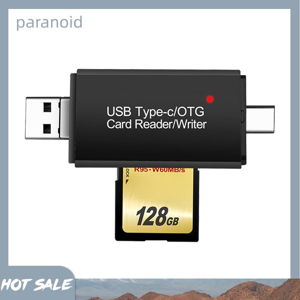 Đầu Đọc Thẻ Nhớ 3 Trong 1 Type-C USB Micro OTG | BigBuy360 - bigbuy360.vn