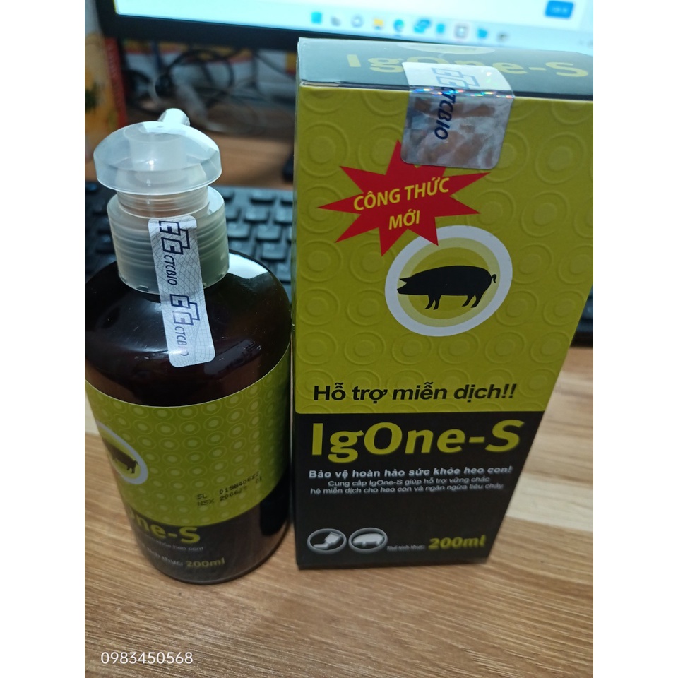 Kháng thể sữa đầu IgOne - S . IgOneS cho heo con