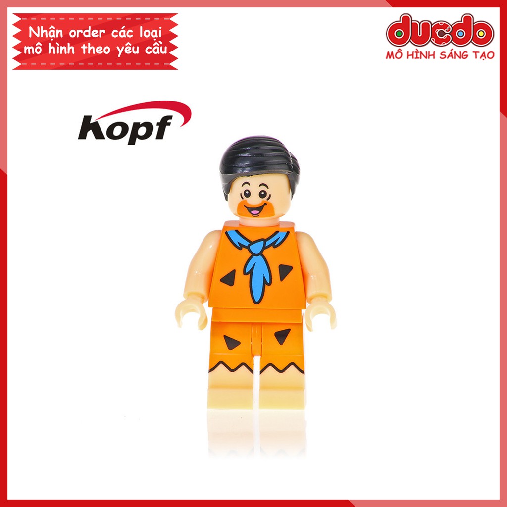 Minifigures các nhân vật huyền thoại trong The Flintstones - Đồ chơi Lắp ghép Xếp hình Mô hình Mini KF6074