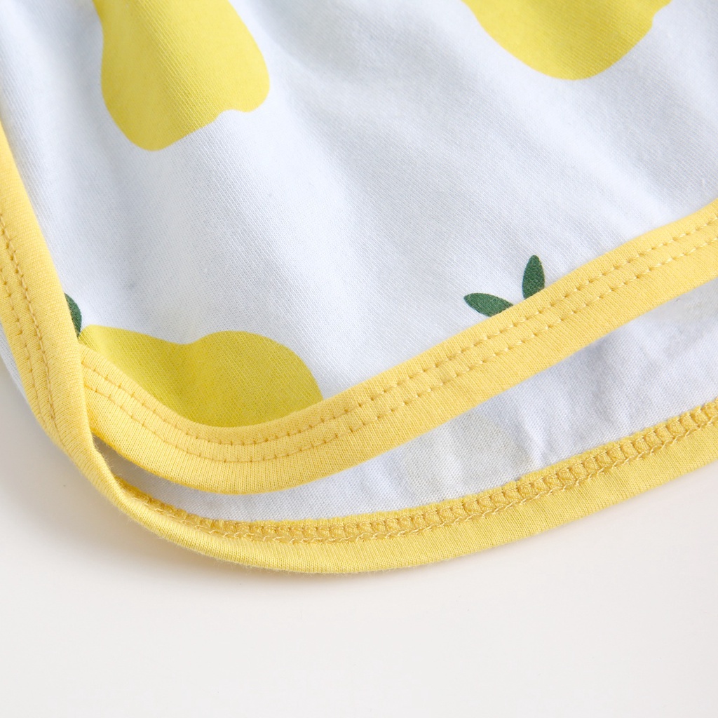 Bộ đồ 2 mảnh Sanlutoz vải cotton phong cách mùa hè thoải mái đáng yêu dành cho bé