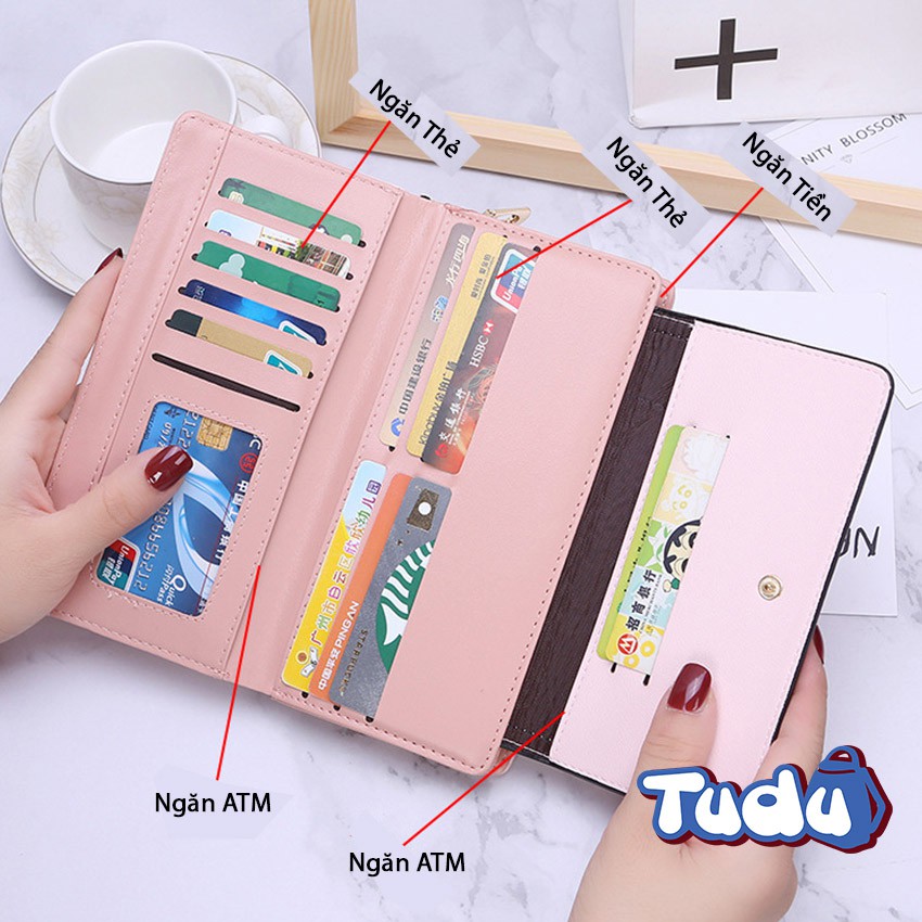 Bóp Ví Dài Nữ Tudu, Tiện Dụng Phong Cách Thời Trang (CN424) | BigBuy360 - bigbuy360.vn