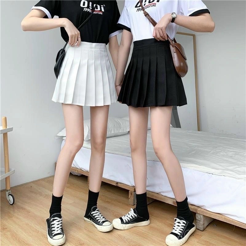 Chân váy tennis basic phong cách Hàn Quốc