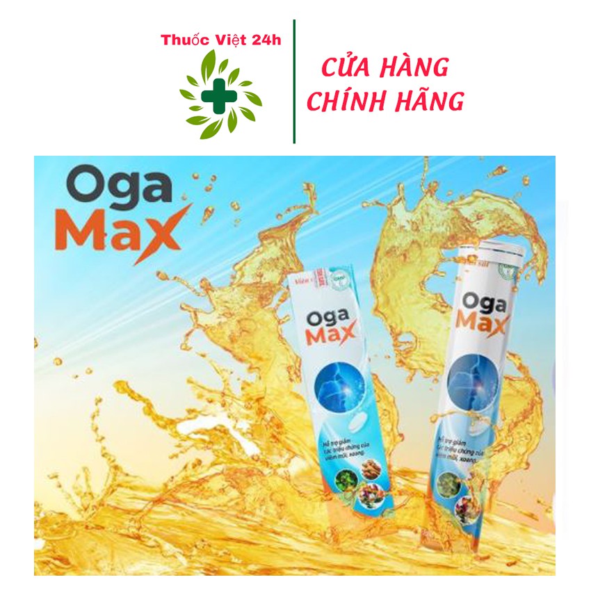 Mua 2 Sủi Tặng Ngay 1 Xịt Xoang Oga Max - Hỗ Trợ Giảm Các Triệu Chứng Của Viêm Mũi & Xoang - Thuốc Việt 24h - Ogamax