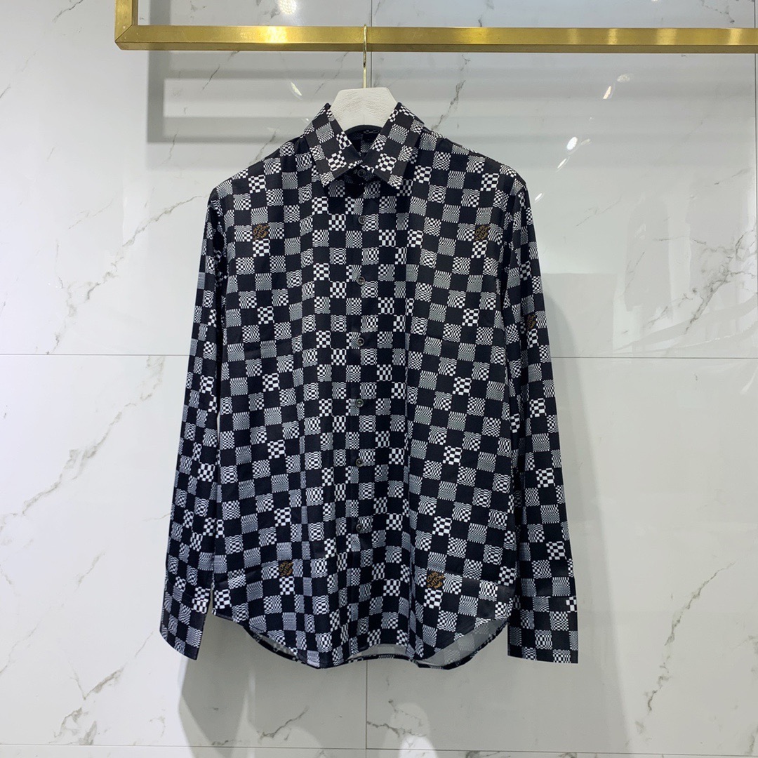 Áo Sơ Mi Ca Rô Dài Tay Thời Trang Thu Đông L0Uis Vu1Tt 2020 Dành Cho Nam