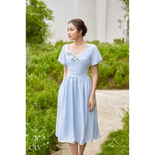 OLV - Đầm thêu Jaylin Embro Dress