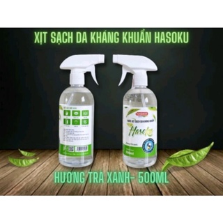 Xịt kháng khuẩn hasoku hương trà xanh 500ml
